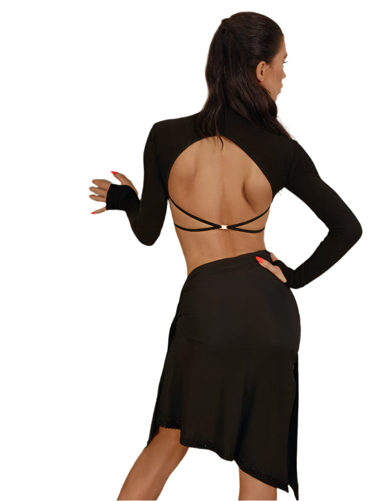 Jet-black Skirt #24091