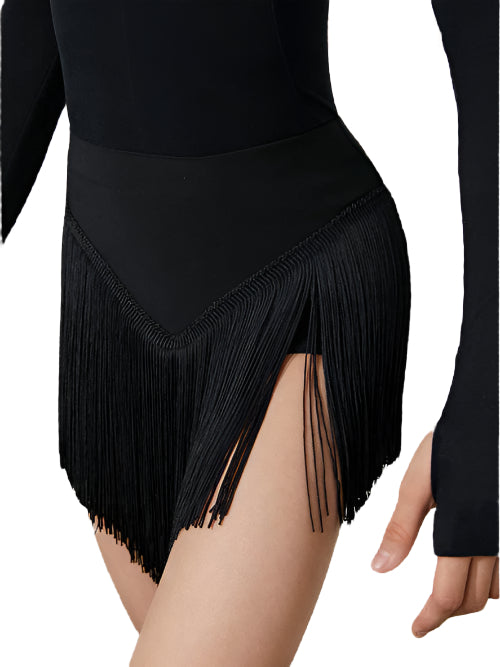 Angular Fringe Skirt