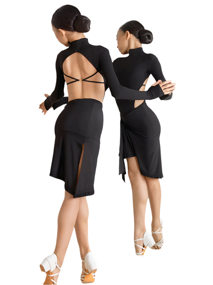 Jet-black Skirt Kids #24091