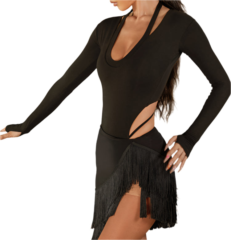 Flowing Fringe Skirt #2412