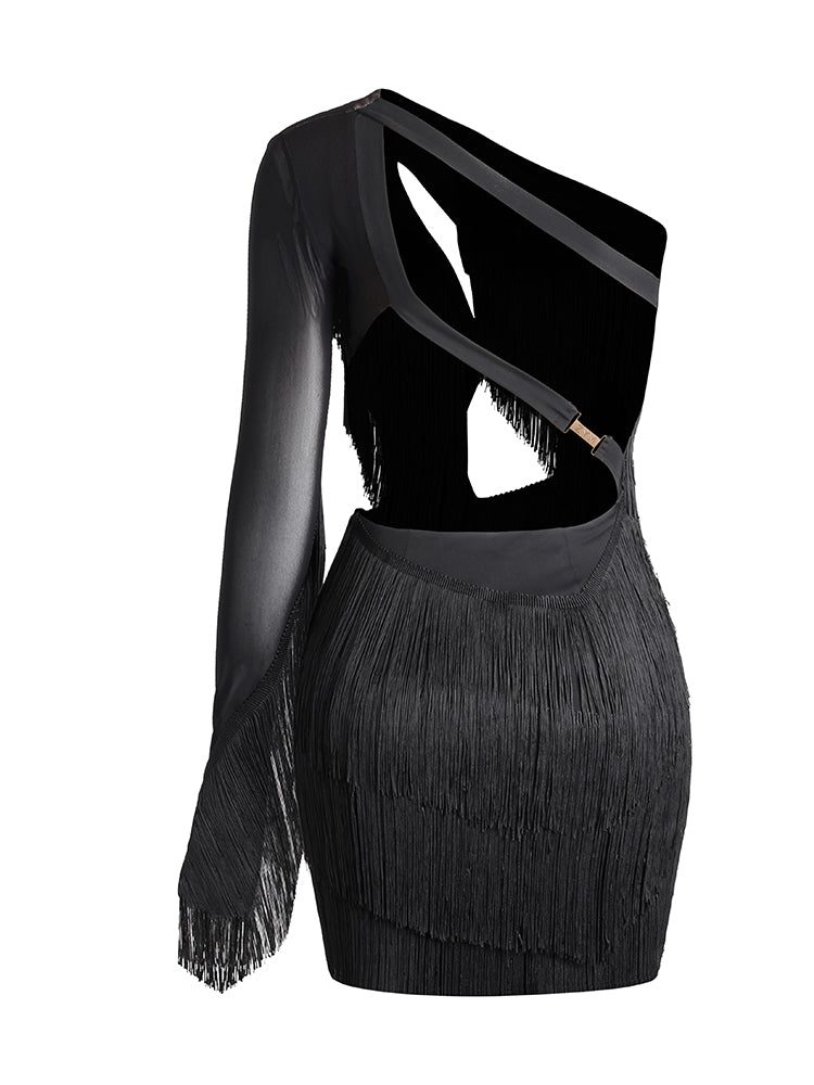 Swana Fringe Dress #2395