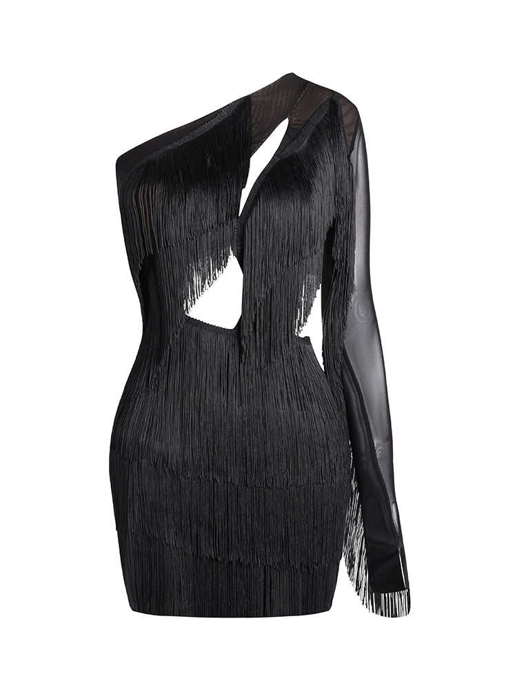 Swana Fringe Dress #2395