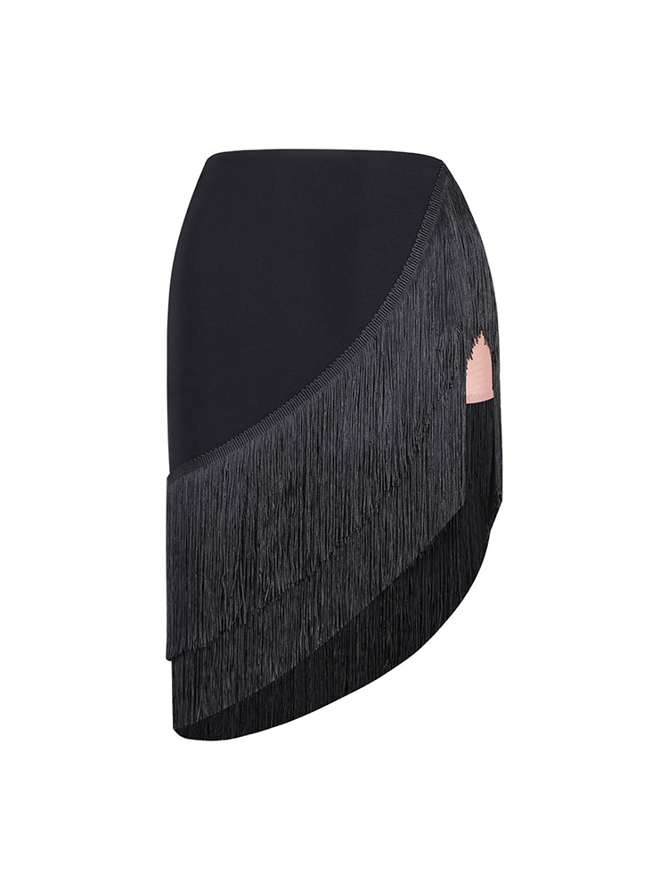 Flowing Fringe Skirt #2412
