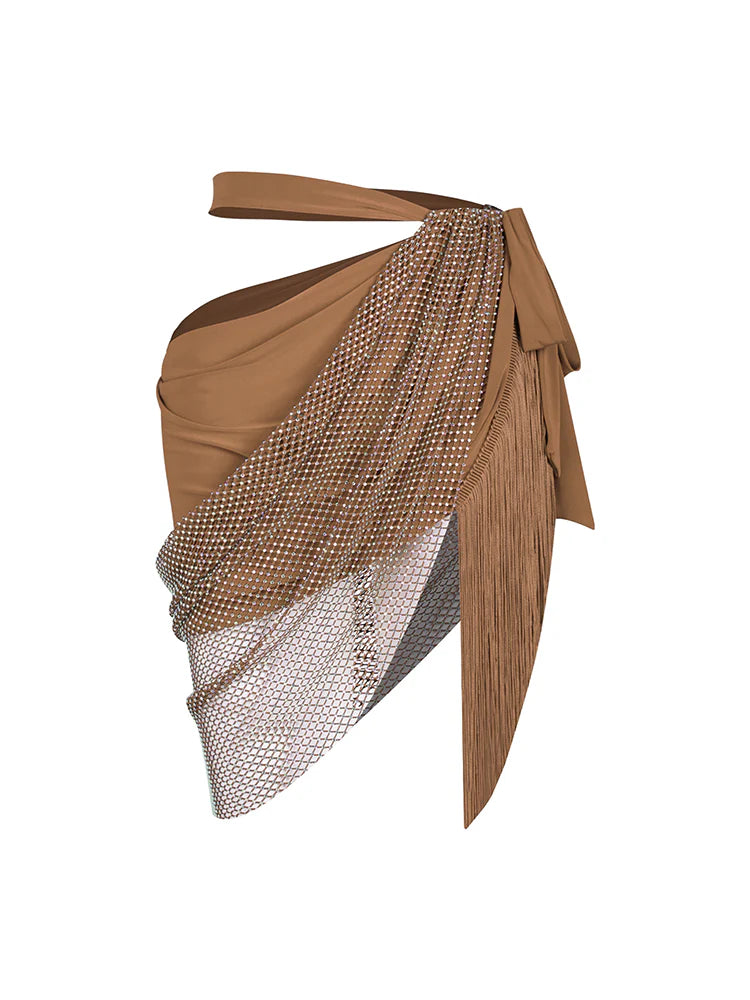 Radiant Fringe Skirt