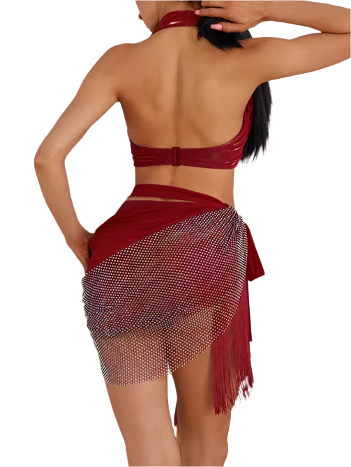 Radiant Fringe Skirt