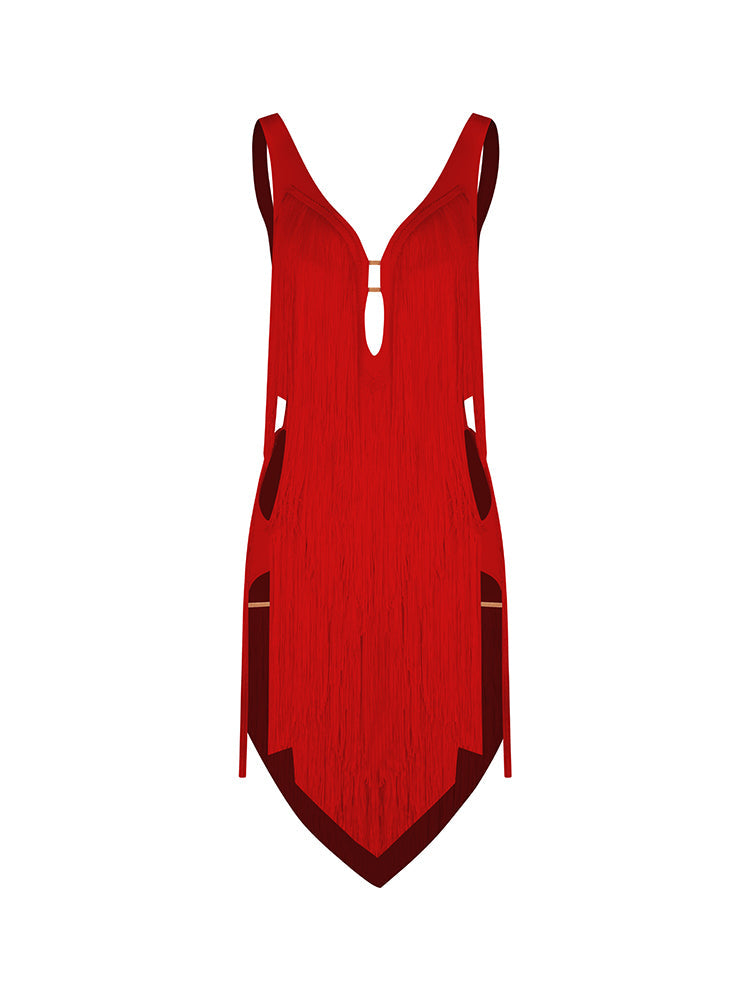 Diva Fringe Dress #25001