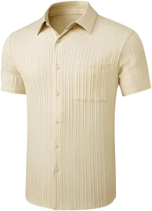 Textured Button Up Shirt