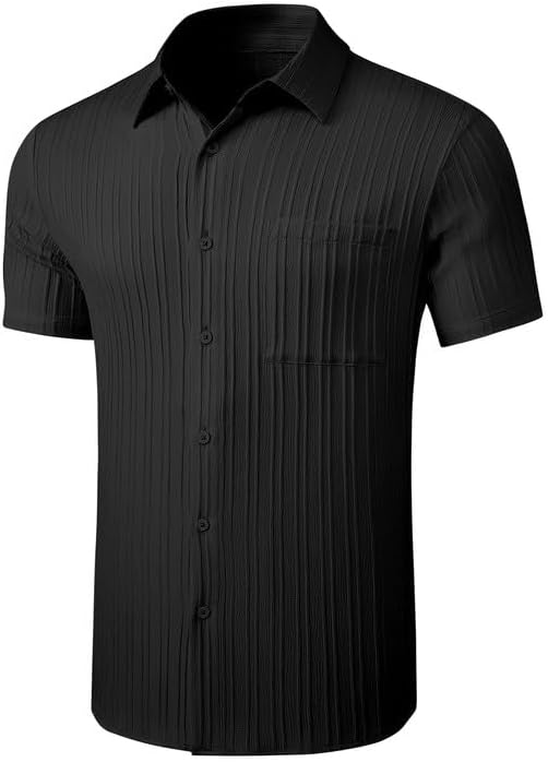 Textured Button Up Shirt