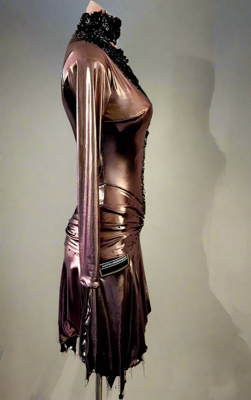 MT Latin Chocolate Dress UTAH APPROVED
