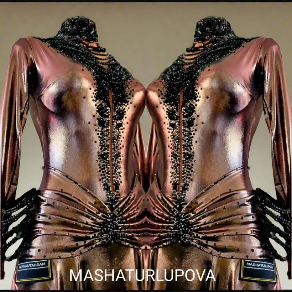 MT Latin Chocolate Dress UTAH APPROVED