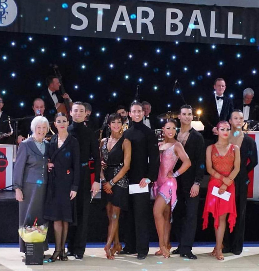 Star Ball Finalist Elegant Slit Dress (Rental)