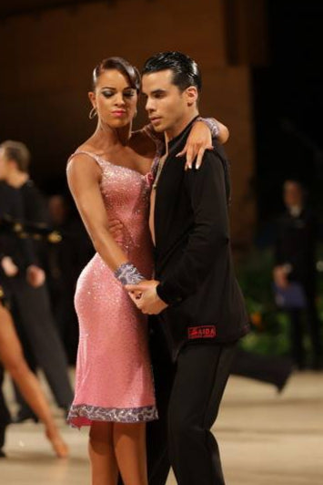 Star Ball Finalist Elegant Slit Dress (Rental)