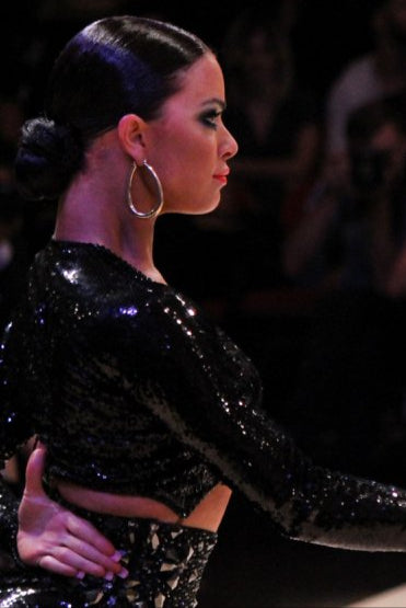 Blackpool Two-Piece Sequin Ruffle Dress (Rental)