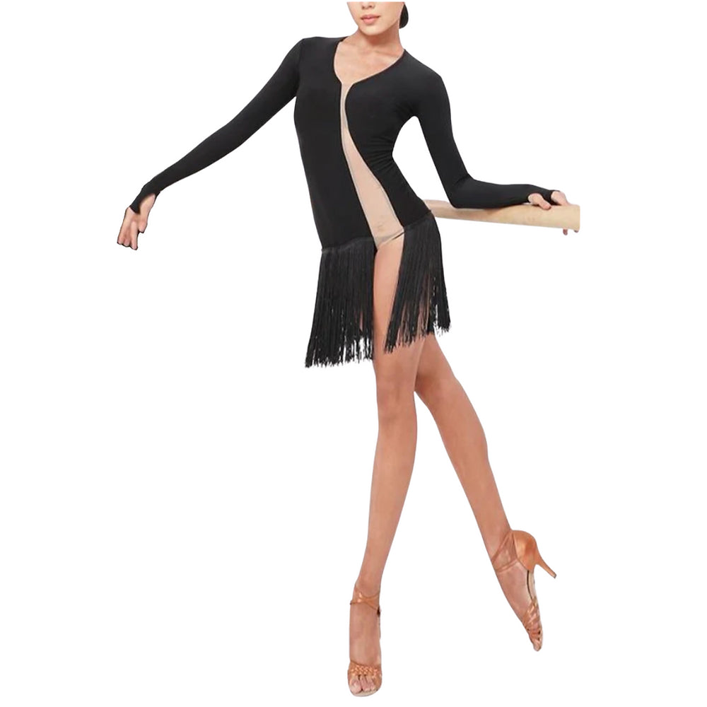 Spicy Amber Fringe Dress