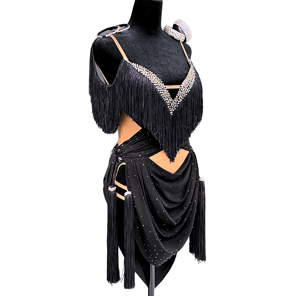 Sweetheart Custom Fringe Dress