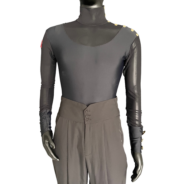 Custom Gold Accent Turtleneck