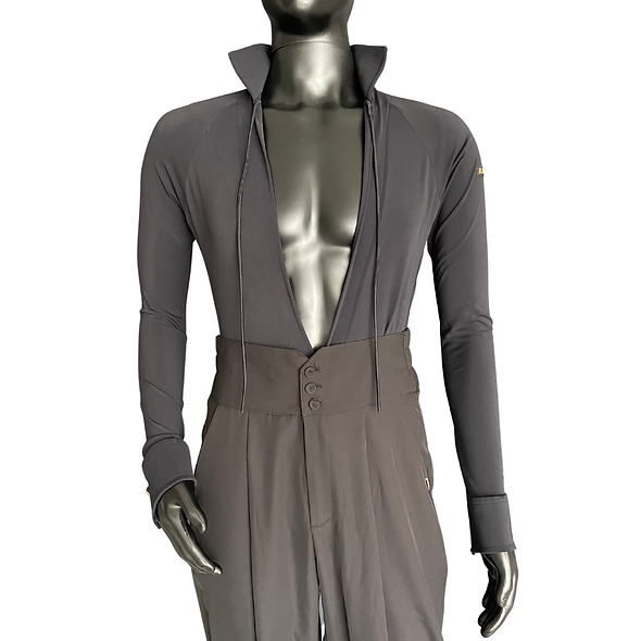 Flashdance High Collar Mesh Back