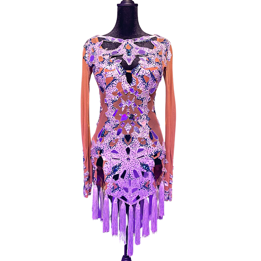 Mirror Fringe Dress (Rental)