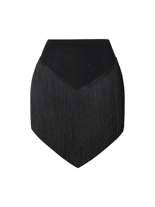 Angular Fringe Skirt