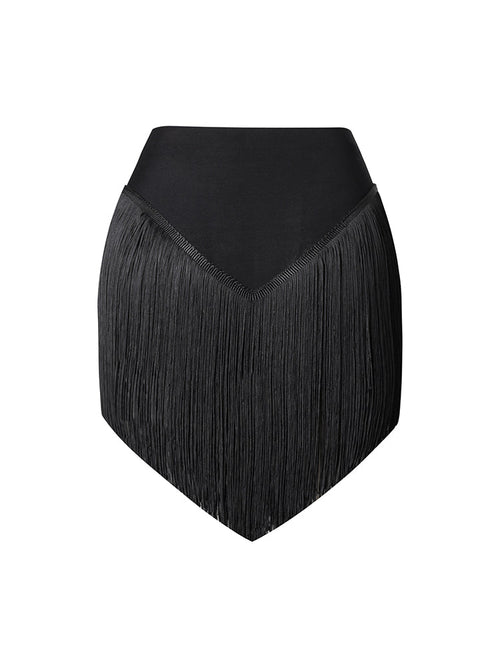 Angular Fringe Skirt