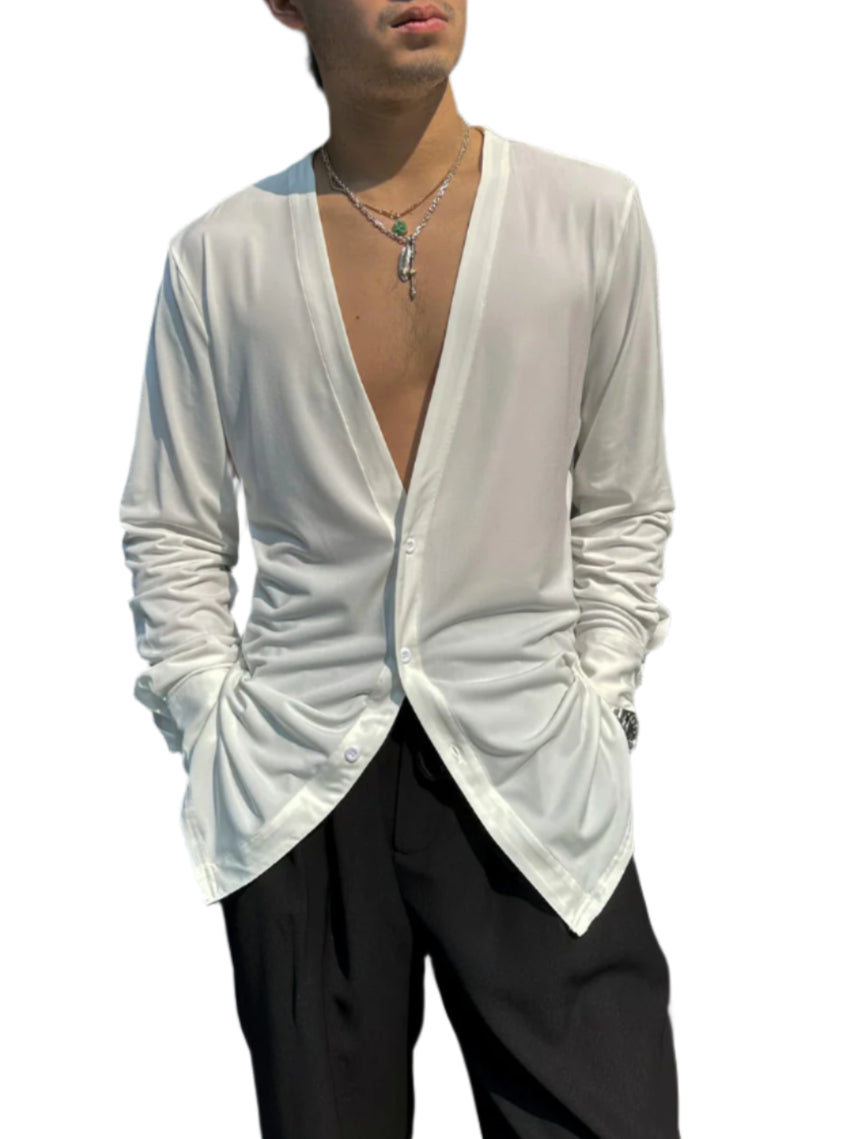 L.O.A.D Deep V Dress Shirt