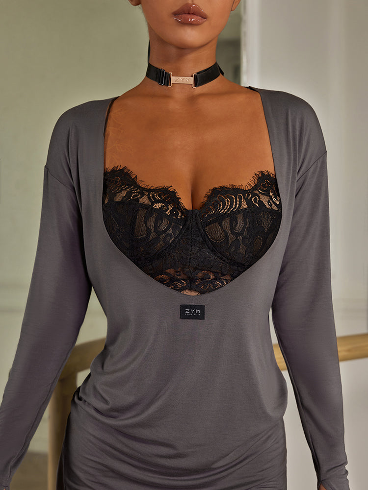 Lace Lash Top #2398