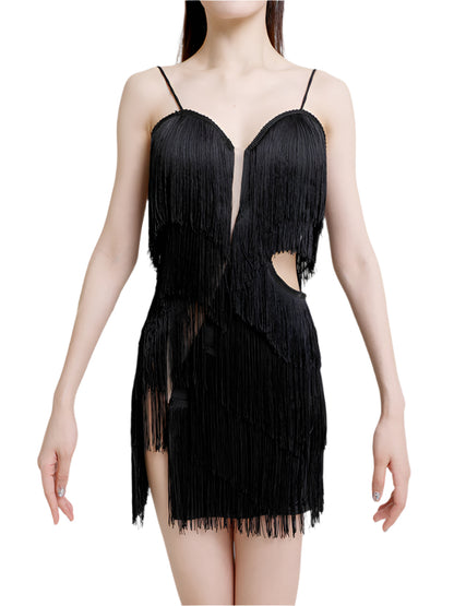 Body Twist Fringe Dress #2118