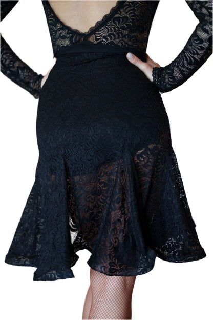 Cozason Dress with Black