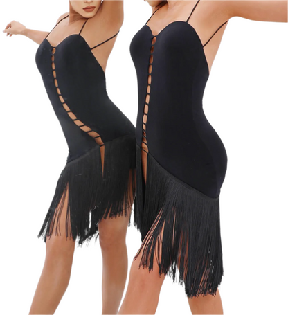 Sexy Bone Fringe Dress