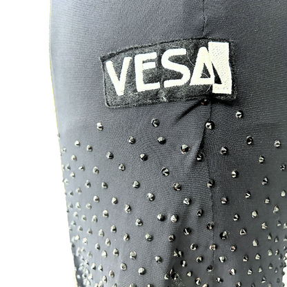 Vessa Black and White Fringe Skirt Dress image 3