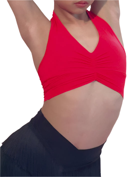 V Crop Top #25007